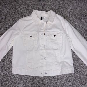 Brand new white jacket.